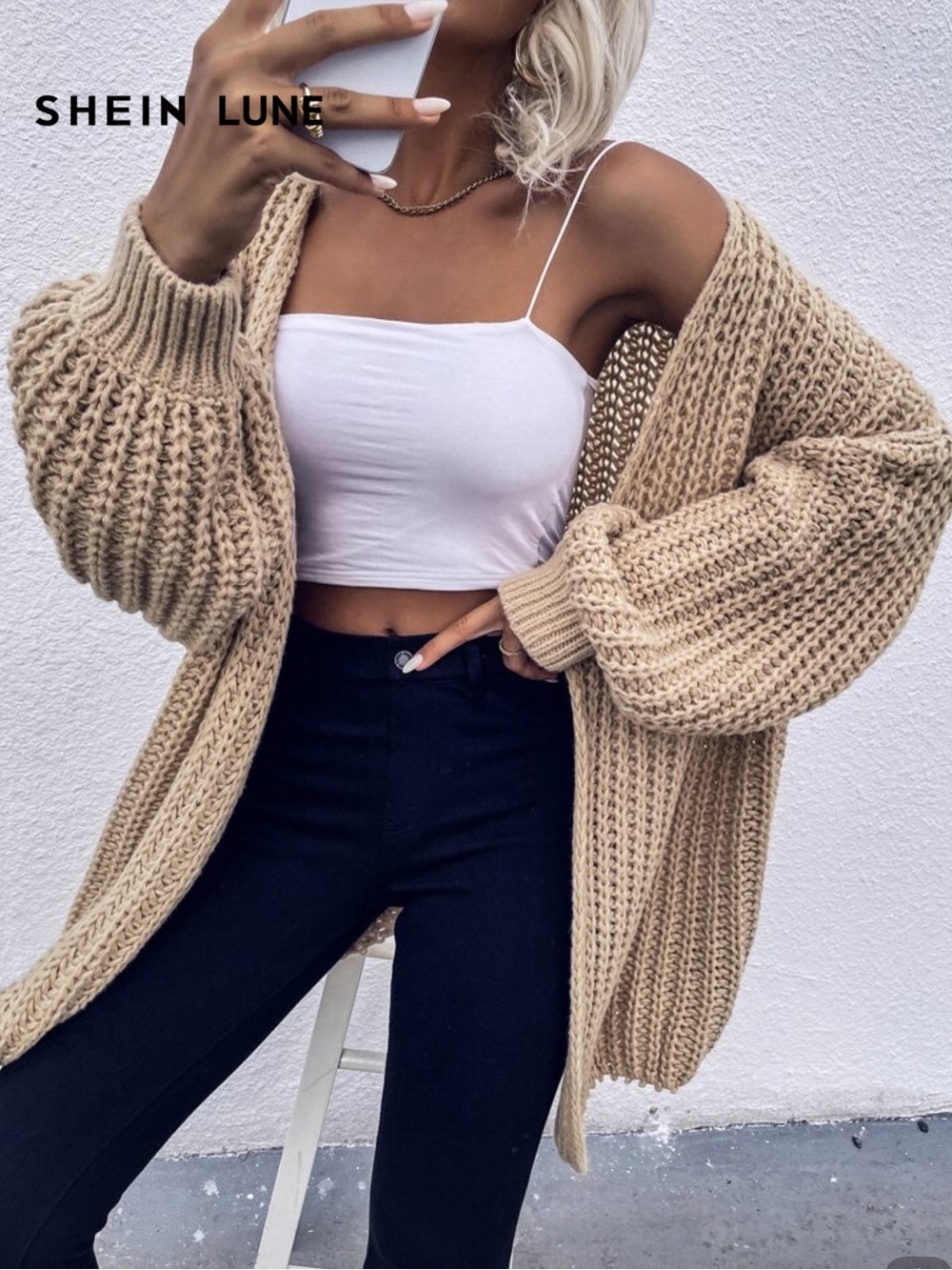 Oversized Chunky Cardigan